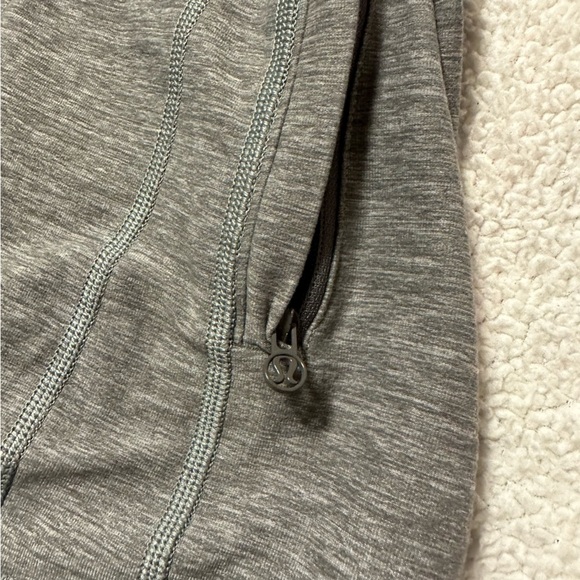 Lululemon Daily Practice Hooded Jacket Heathered Slate Gray Long Line - Picture 12 of 15